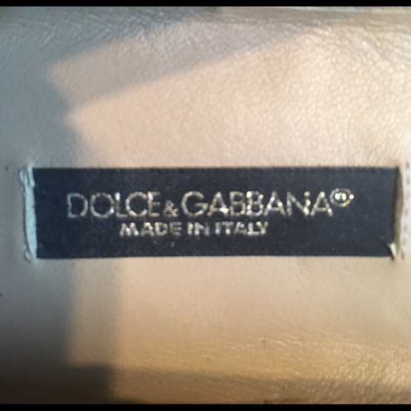 SOLD! AUTHENTIC Dolce & Gabbana Canvas Flats - Picture 6 of 6